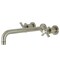 Kingston Brass KS8058ZX Wall Mount Tub Faucet, Brushed Nickel KS8058ZX - alternate 1